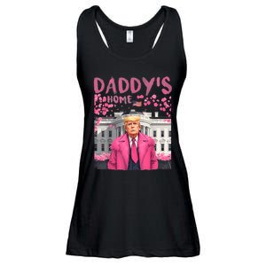 Trump President Again DaddyS Home Take America Back Ladies Essential Flowy Tank