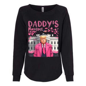 Trump President Again DaddyS Home Take America Back Womens California Wash Sweatshirt