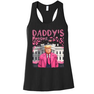 Trump President Again DaddyS Home Take America Back Women's Racerback Tank