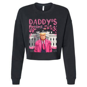 Trump President Again DaddyS Home Take America Back Cropped Pullover Crew