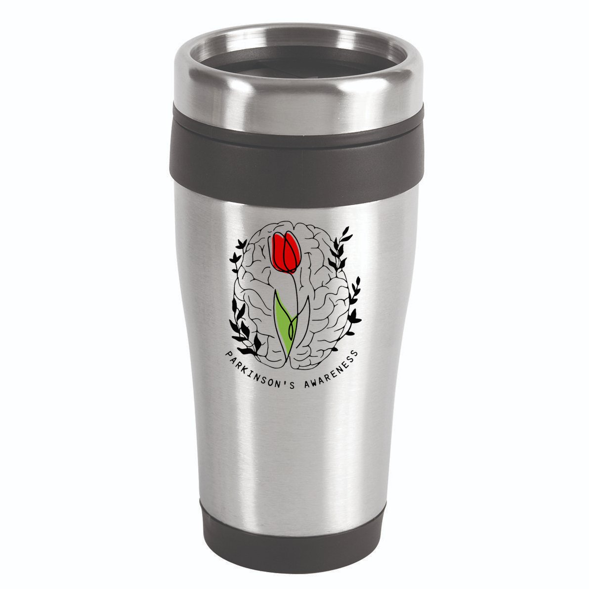 Tulip ParkinsonS Awareness 16oz Travel Tumbler