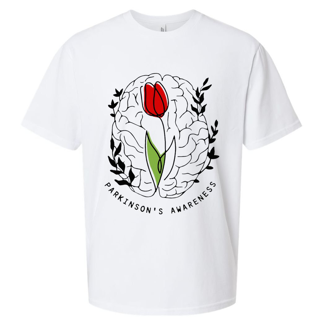Tulip ParkinsonS Awareness Sueded Cloud Jersey T-Shirt