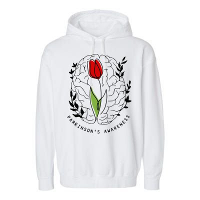 Tulip ParkinsonS Awareness Garment-Dyed Fleece Hoodie