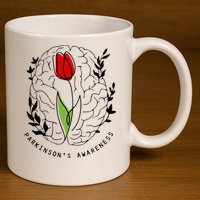 Tulip ParkinsonS Awareness 11oz C Handle Ceramic Mug