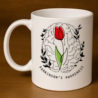 Tulip ParkinsonS Awareness 11oz C Handle Ceramic Mug