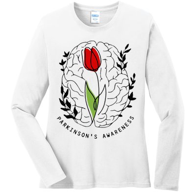 Tulip ParkinsonS Awareness Ladies Long Sleeve Shirt