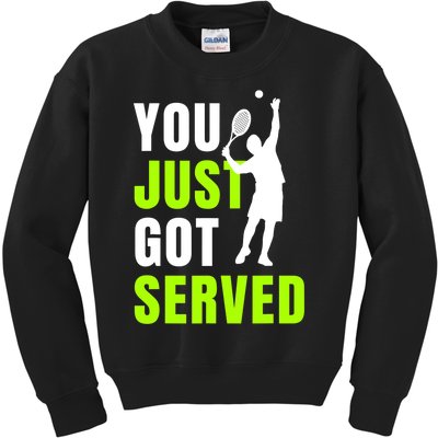 Tennis Player And Coach Funny Quote | Sporty Kids Sweatshirt