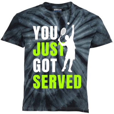 Tennis Player And Coach Funny Quote | Sporty Kids Tie-Dye T-Shirt