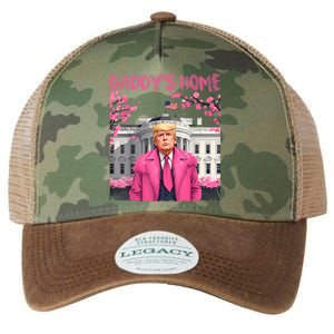 Trump President Again DaddyS Home Take America Back Legacy Tie Dye Trucker Hat