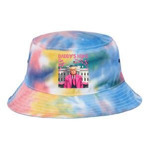 Trump President Again DaddyS Home Take America Back Tie Dye Newport Bucket Hat