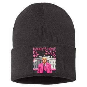 Trump President Again DaddyS Home Take America Back Sustainable Knit Beanie