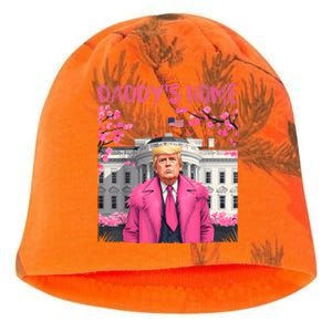 Trump President Again DaddyS Home Take America Back Kati - Camo Knit Beanie