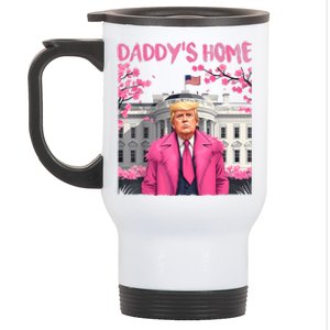 Trump President Again DaddyS Home Take America Back Stainless Steel Travel Mug