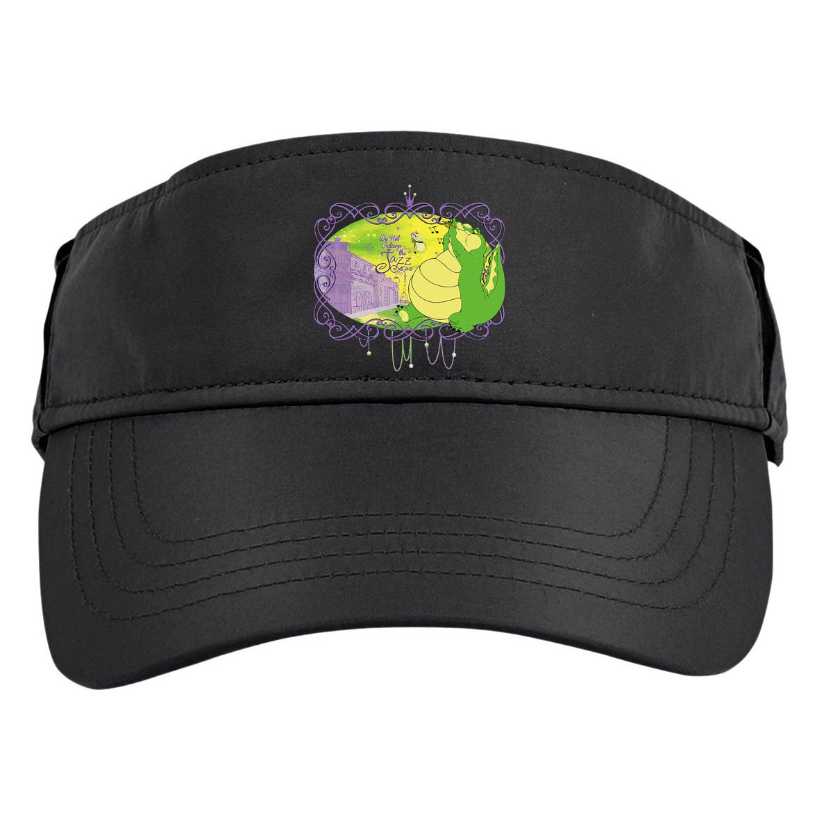 The Princess And The Frog Louis And Ray Mardi Gras Adult Drive Performance Visor