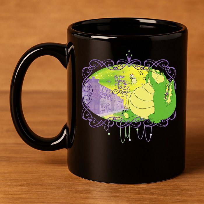 The Princess And The Frog Louis And Ray Mardi Gras 11oz C Handle Ceramic Mug
