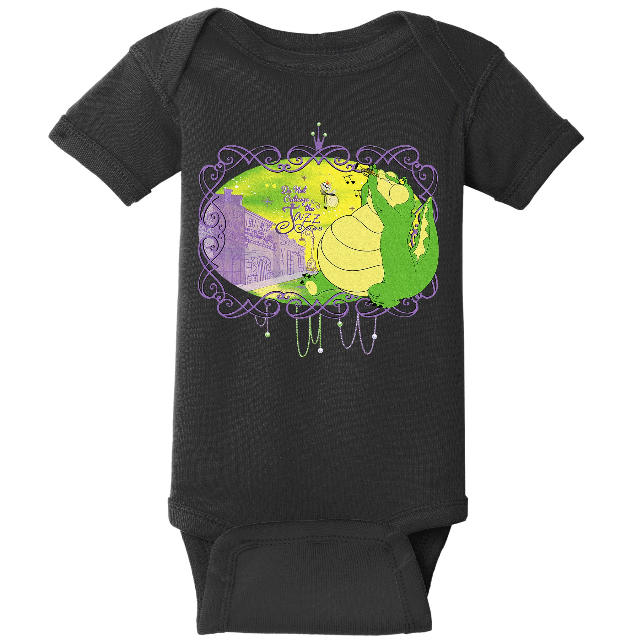 The Princess And The Frog Louis And Ray Mardi Gras Baby Bodysuit