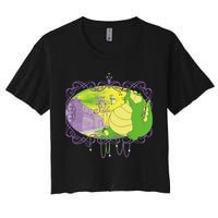 The Princess And The Frog Louis And Ray Mardi Gras Women's Crop Top Tee