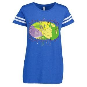 The Princess And The Frog Louis And Ray Mardi Gras Enza Ladies Jersey Football T-Shirt