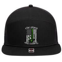 The Pipes Are Calling Bagpipe 7 Panel Mesh Trucker Snapback Hat