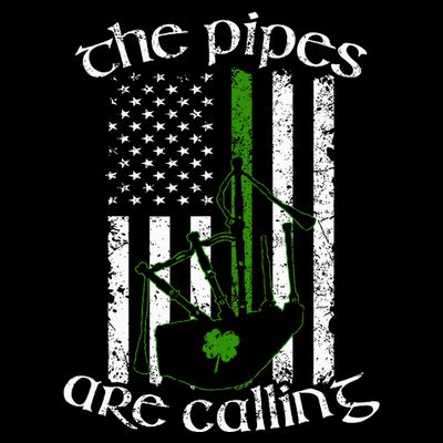 The Pipes Are Calling Bagpipe T-Shirt