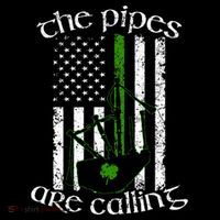 The Pipes Are Calling Bagpipe Button