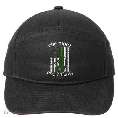 The Pipes Are Calling Bagpipe 7-Panel Snapback Hat