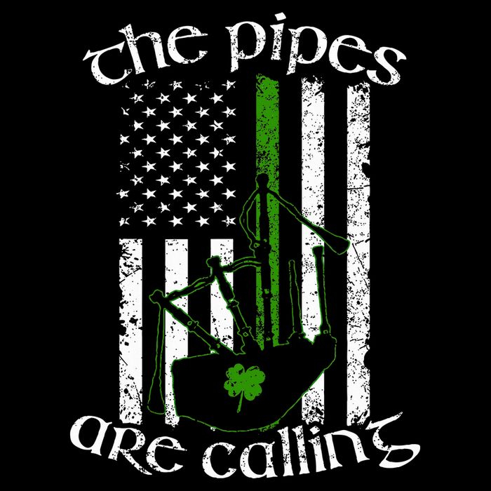 The Pipes Are Calling Bagpipe 7-Panel Snapback Hat