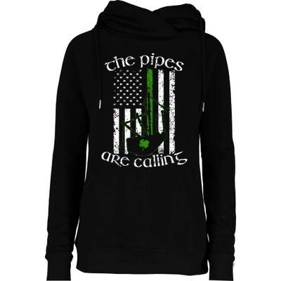 The Pipes Are Calling Bagpipe Womens Funnel Neck Pullover Hood