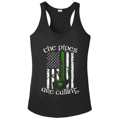The Pipes Are Calling Bagpipe Ladies PosiCharge Competitor Racerback Tank