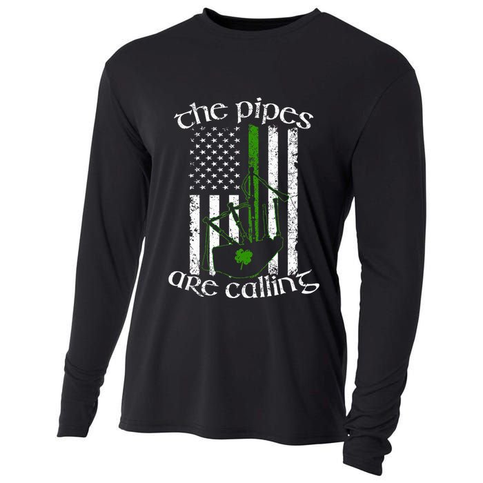 The Pipes Are Calling Bagpipe Cooling Performance Long Sleeve Crew