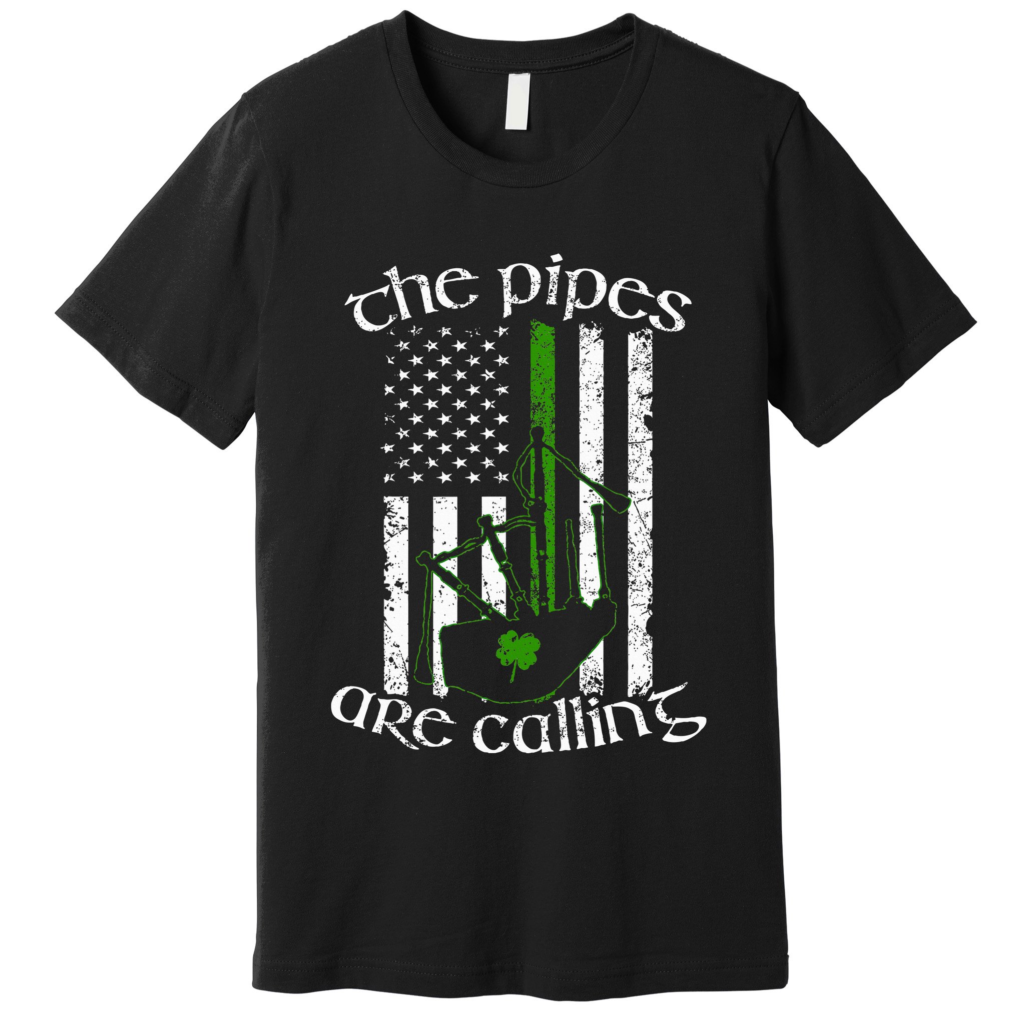 The Pipes Are Calling Bagpipe Premium T-Shirt