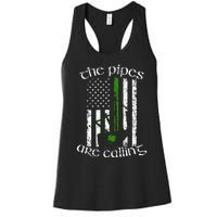 The Pipes Are Calling Bagpipe Women's Racerback Tank