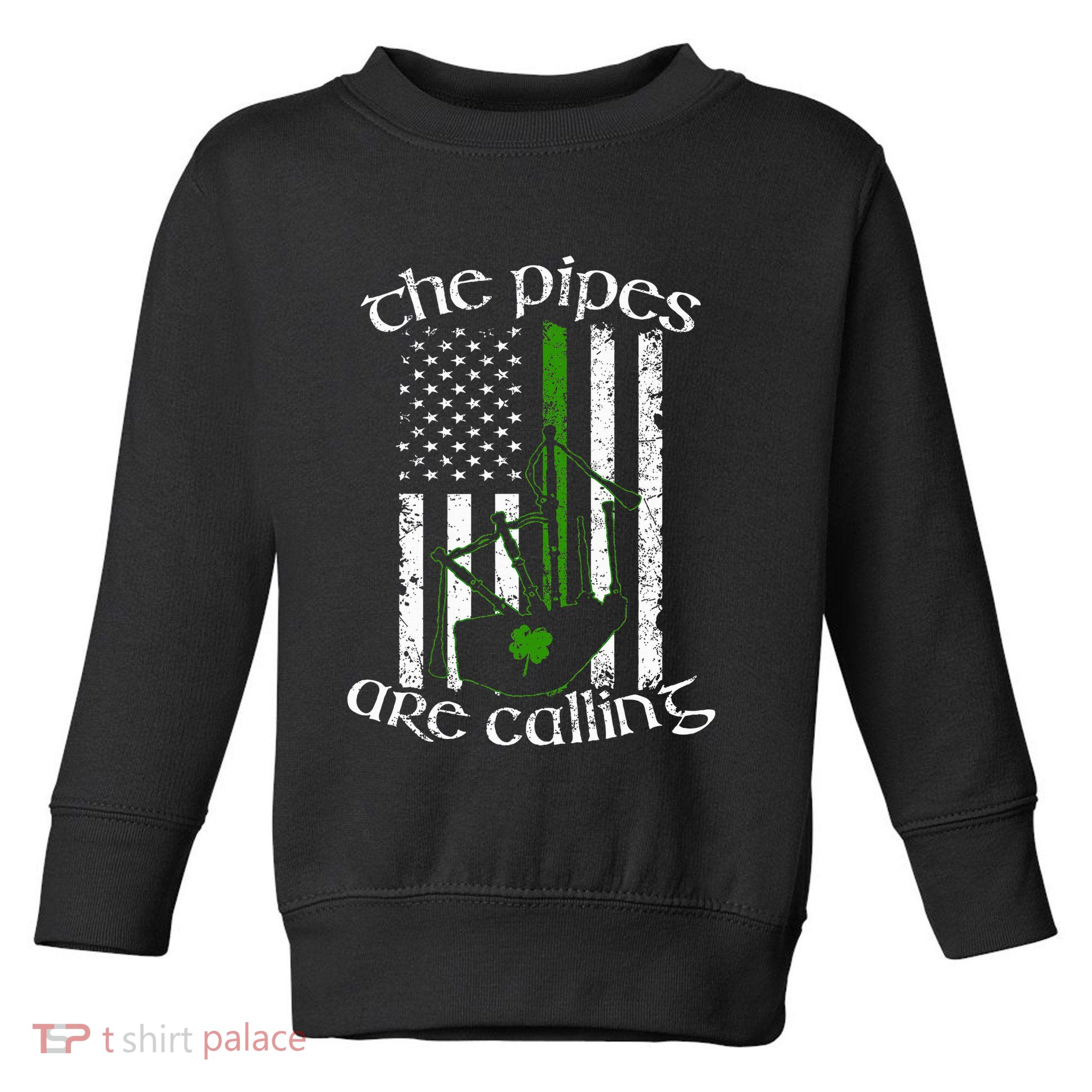 The Pipes Are Calling Bagpipe Toddler Sweatshirt