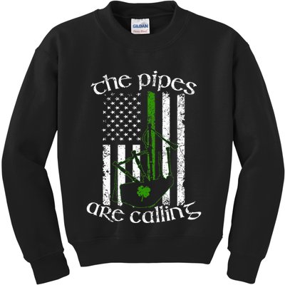 The Pipes Are Calling Bagpipe Kids Sweatshirt