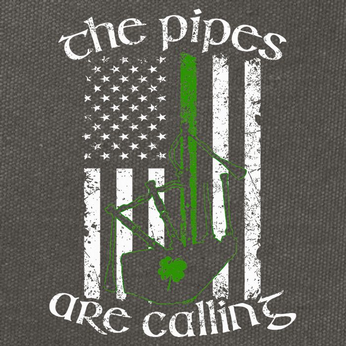 The Pipes Are Calling Bagpipe Cotton Canvas Backpack