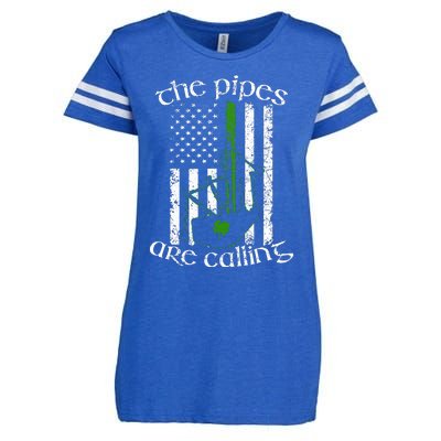 The Pipes Are Calling Bagpipe Enza Ladies Jersey Football T-Shirt