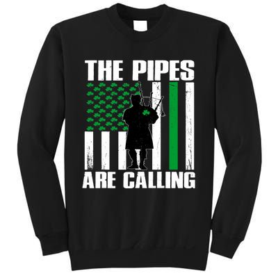 The Pipes Are Calling St Patricks Day Gift Irish Bagpipe Sweatshirt