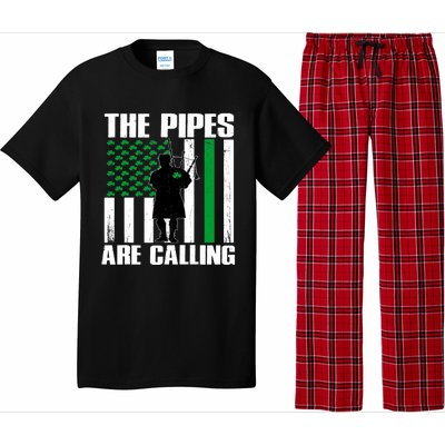 The Pipes Are Calling St Patricks Day Gift Irish Bagpipe Pajama Set