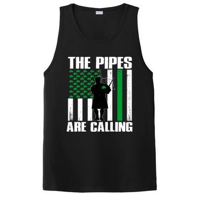 The Pipes Are Calling St Patricks Day Gift Irish Bagpipe PosiCharge Competitor Tank