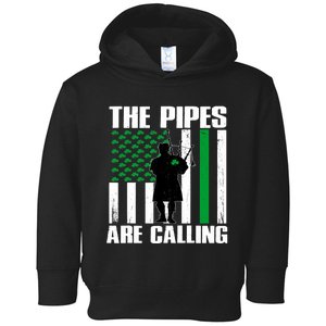 The Pipes Are Calling St Patricks Day Gift Irish Bagpipe Toddler Hoodie