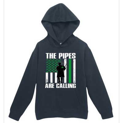 The Pipes Are Calling St Patricks Day Gift Irish Bagpipe Urban Pullover Hoodie