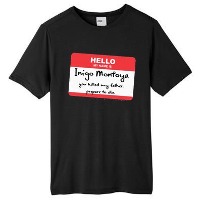 The P.R.I.N.C.E.S.S B.R.I.D.E Inigo Montoya Name Tag Tall Fusion ChromaSoft Performance T-Shirt