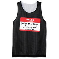 The P.R.I.N.C.E.S.S B.R.I.D.E Inigo Montoya Name Tag Mesh Reversible Basketball Jersey Tank