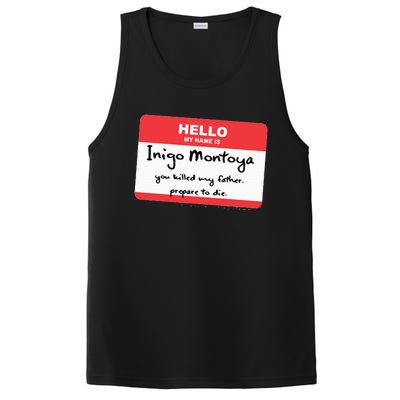 The P.R.I.N.C.E.S.S B.R.I.D.E Inigo Montoya Name Tag PosiCharge Competitor Tank