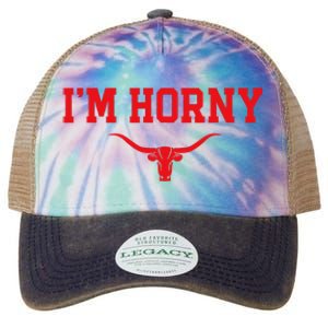 Texas Pride Bull Skull Design Legacy Tie Dye Trucker Hat