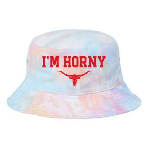 Texas Pride Bull Skull Design Tie Dye Newport Bucket Hat