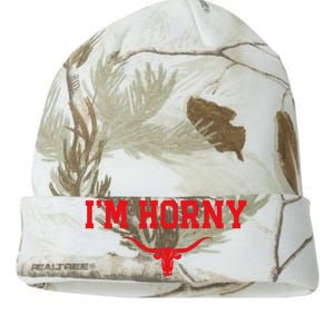 Texas Pride Bull Skull Design Kati Licensed 12" Camo Beanie