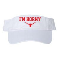 Texas Pride Bull Skull Design Valucap Bio-Washed Visor