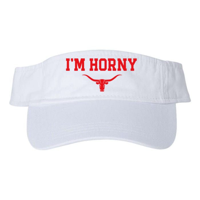 Texas Pride Bull Skull Design Valucap Bio-Washed Visor