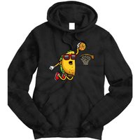 Taco Playing Basketball Mexican Cinco De Mayo Tie Dye Hoodie